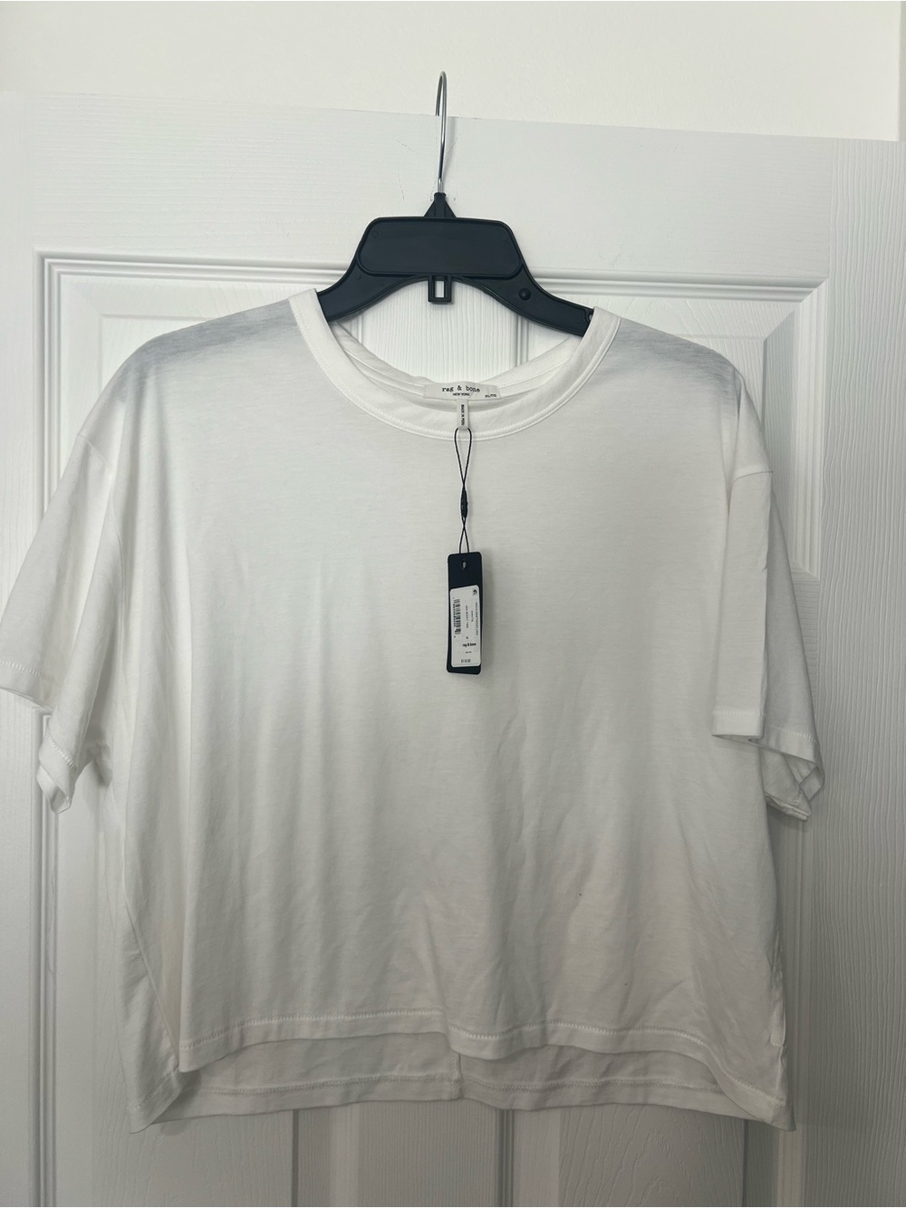 rag & bone White Crewneck Tee with Tag